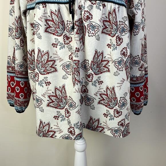 Sanctuary Floral Paisley Printed Boho Blouse - Size M - Picture 3 of 8